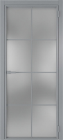 АЛЮМИНЕВАЯ ДВЕРЬ System R44 Chrome стекло White Cloud (КОМПЛЕКТ РУЧКА\ 3 ПЕТЛИ)