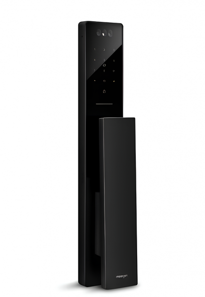 ЭЛЕКТРОННЫЙ ДВЕРНОЙ ЗАМОК MOORGEN T5+ SWAROVSKI BLACK (3-РИГЕЛЬНАЯ S8)